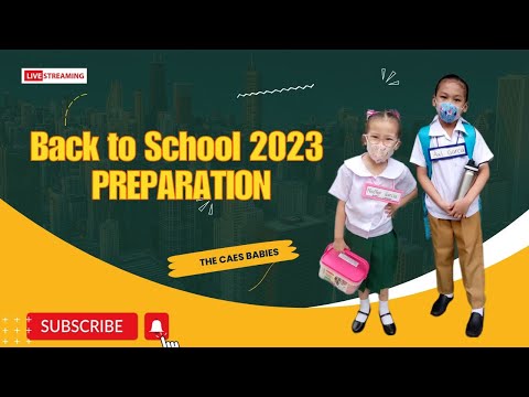 BACK TO SCHOOL 2023 PREPARATION || Kuya Axl and Ate Pfeiffer #schoolrequirements #studentlife