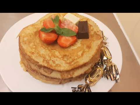 Juste 3 ingrédients pour faire ses pancakes🥞 # easy recipes pancakes🍓