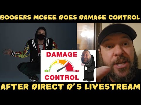 Boogers McGee Does Damage Control Over Direct D's Livestream—HAHAHA!