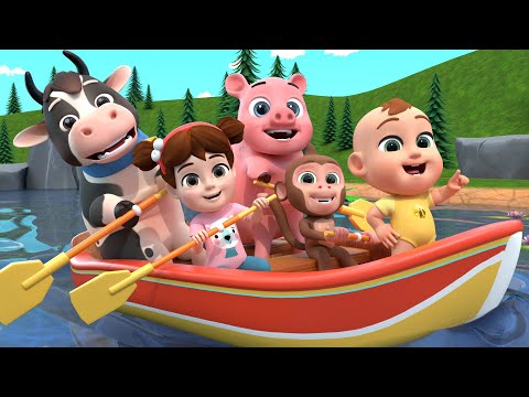 Rema, rema, rema el bote (Version Animales) + Más Lalafun Canciones Infantiles y Música para Chicos