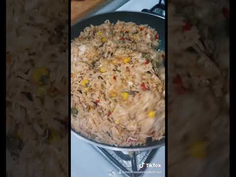 Crab Fried Rice…I love making different rices! #fyp #friedrice #rice #delicious #shortvideo 😋