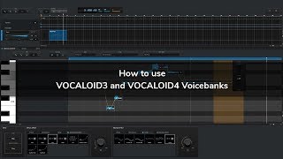 How to use VOCALOID3 and VOCALOID4 Voicebanks