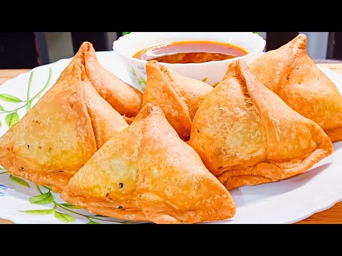 हलवाई जैसा खास्तेदार समोसा चटनी के साथ | Samosa Recipe | GC Kitchen |