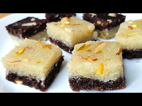 కేవలం 10ని||ల్లో సింపుల్ & టేస్టీ స్వీట్| Rava Burfi in Telugu|Rava Chocolate Burfi recipe in Telugu