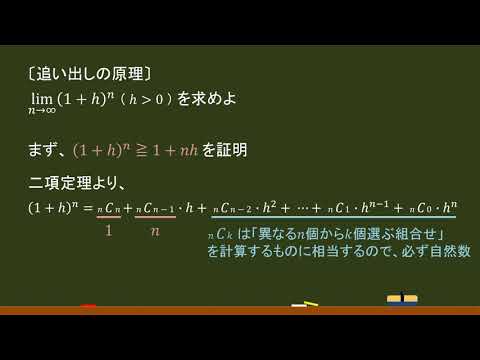 〔数列の極限〕追い出しの原理 －オンライン無料塾「ターンナップ」－