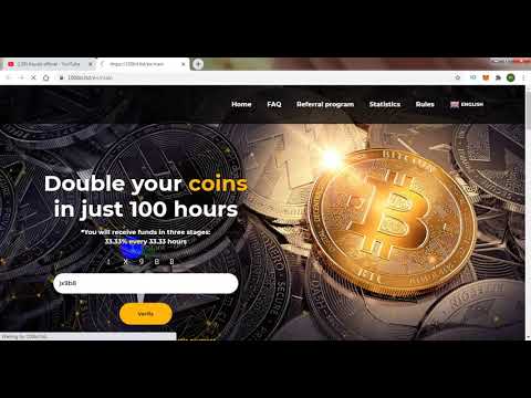 100bit ltd🔥new trusted doubler site2020¦$5usd active deposite ¦double your crypto in 100hour¦ A TO