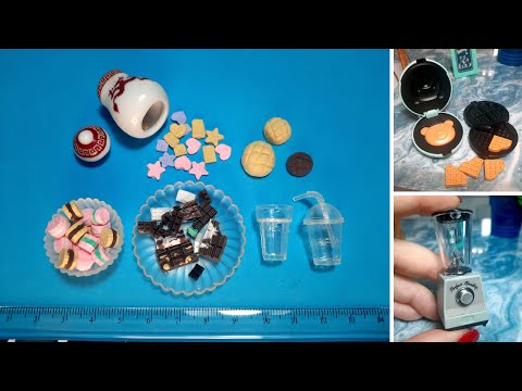 Unboxing, review and testing the silicone molds. Miniature things for a dollhouse. #dollhouse #diy