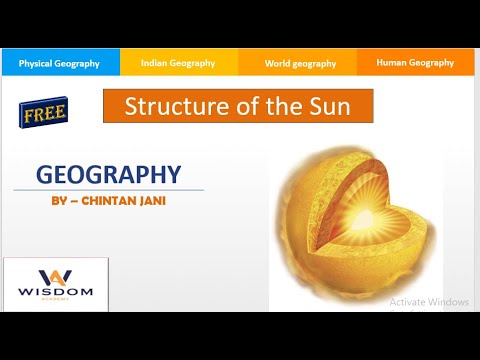 Composition and Structure Of the Sun #gpsc #competitiveexam #geography