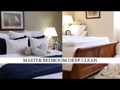 MASTER BEDROOM DEEP CLEAN | CLEANING MOTIVATION | CLEAN WITH ME