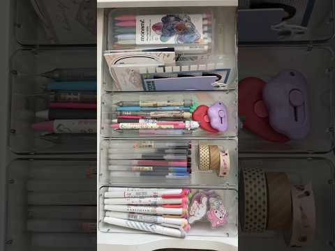 🖇️🫧 #organize #stationery #asmr #fyp #cleaning #cleaningmotivation #aesthetic #pinterest #cleaning