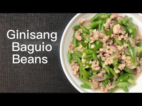 Ginisang Baguio Beans #stringbeansrecipe  #baguiobeans