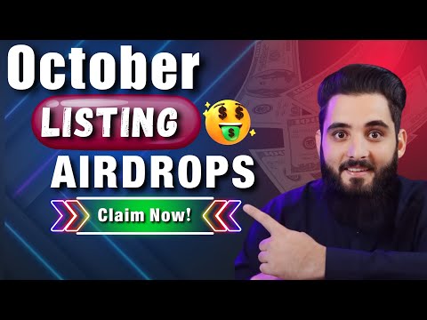 Upcoming October Listing Airdrops||Claim Upto $6500 Airdrops || Airdrops listing in October|| Mr Rix