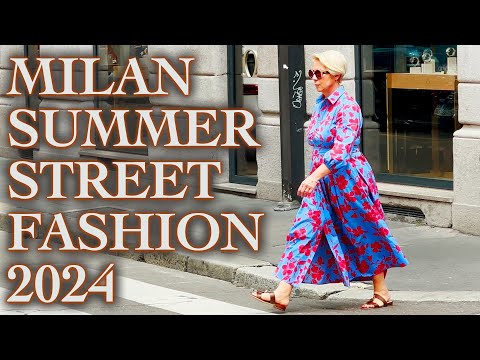 Milan Summer Street Fashion 2024. Summer Fashion trends and outfit ideas. Italian Fashion VLOG