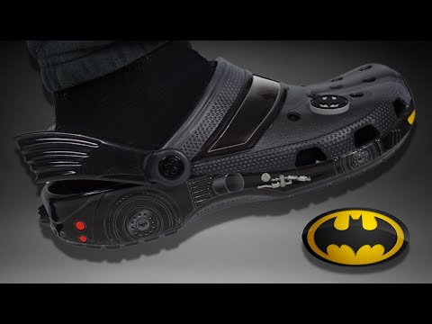 Batman Batmobile Crocs On Foot Review & Sizing: Step into Gotham