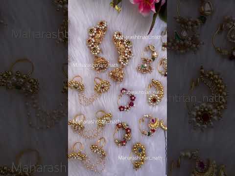 Handcrafted jewellery ✨ booking number 9834784229 #shortvideo #nath #shorts