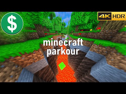 Minecraft Parkour Gameplay No Copyright 4K