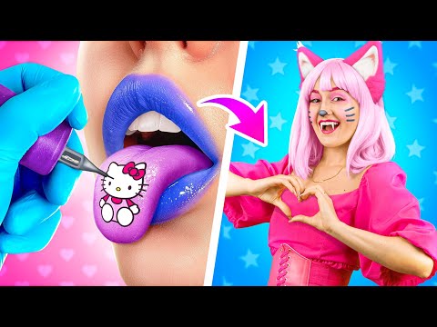 From Hello Kitty And Kuromi To Mermaids! / Mermaid Beauty Makeover Hacks and Gadgets