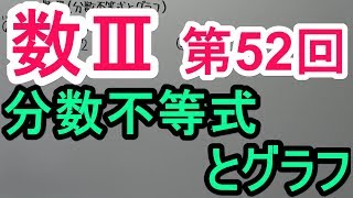 【高校数学】数Ⅲ-52 分数不等式とグラフ