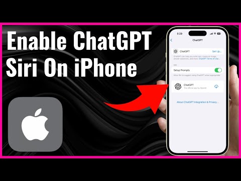 How to Enable ChatGPT with Siri on iPhone | 2025 Guide