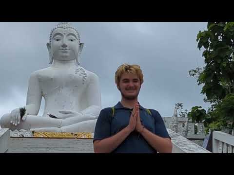 Pai's white Buddha and Night train to Bangkok