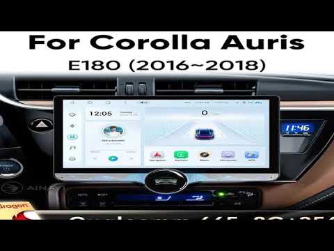 Ainavi 2K Android Car Radio For Toyota Corolla Auris 2016 2017 2018 E180 2Din Multimedia P