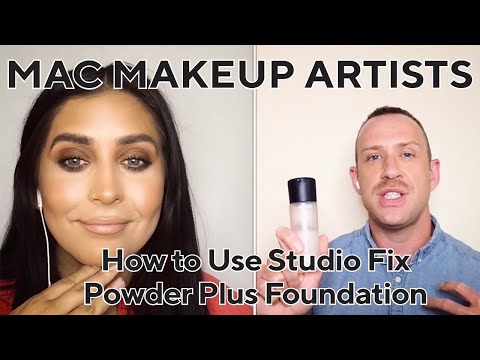 How to Use MAC Studio Fix Powder Plus Foundation | Alicia & Mike | MAC Makeup Artists