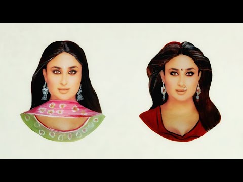 Journey of kareena kapoor in Bollywood | Drawings of kareena kapoor | akram arts #shorts