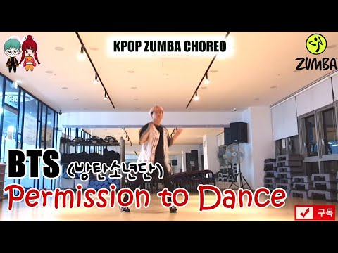 BTS 방탄소년단 - Permission to Dance 줌바 K-POP ZUMBA CHOREO 다이어트 댄스 FIT DANCE WORKOUT + MIRROR MODE.