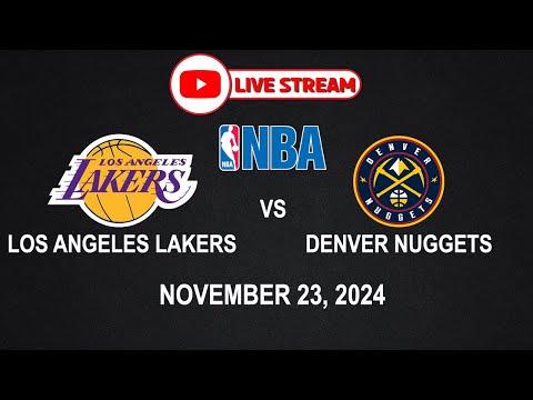 NBA LIVE! LAKERS vs NUGGETS | NBA REGULAR SEASON | November 23, 2024 | NBA2K24 Simulation Only