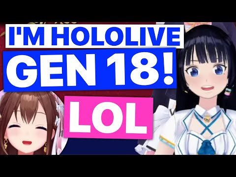 Fuji Aoi Says She Is Hololive Gen 18 (Fuji Aoi & Tokino Sora / Hololive) [Eng Subs]