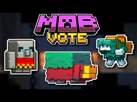 Sniffer VS Rascal VS Tuff Golem - What Minecraft Mob Vote To Choose?