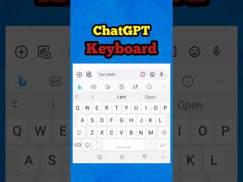 ChatGPT Keyboard on your Phone 🔥 | TechHacks 🧑‍💻| Tricks & Tips 😎 #shorts #chatgpt #techhacks #viral