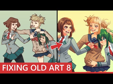 [ANIME SPEEDPAINT] Redrawing My Old Art 8 – Boku no Hero Academia