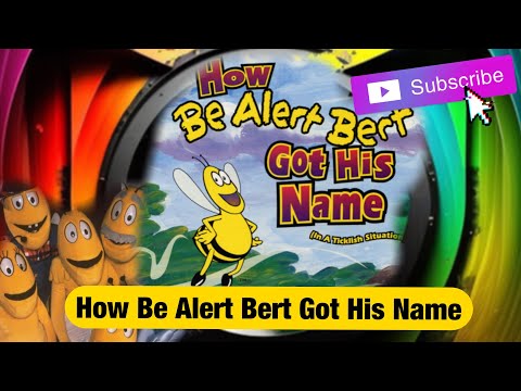 🐝💡🔍 How the Safety Bee Got His Name. Be Alert Bert's Special Video Book and Episode 📹📖📺