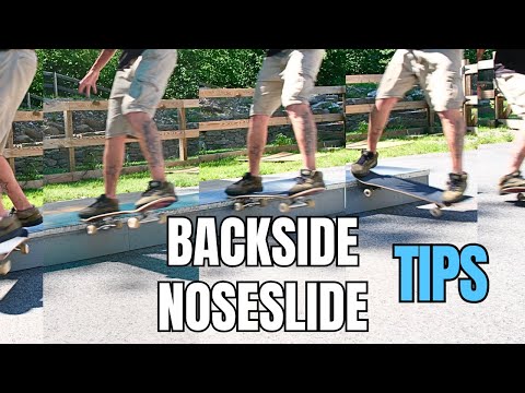 How To Backside Noseslide On A Skateboard: No Ollie Required 🛹✨