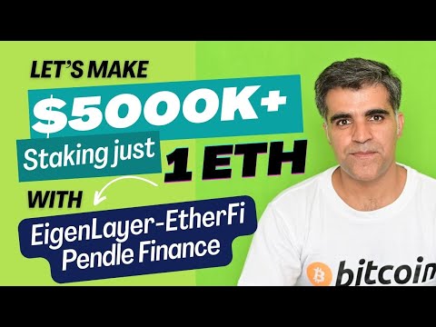 Earn $5k with 1 ETH! EigenLayer, EtherFi & Pendle Finance Staking (Restaking + Max X Points)