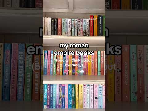 My Roman Empire books. #bookrecs #bookshelf #bookcollection #books #reading