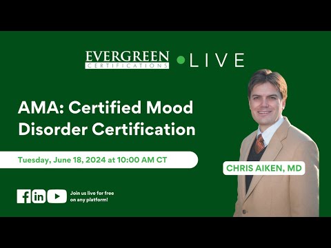 AMA: Certified Mood Disorder Professional (CMDP)