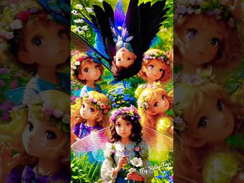 Rainbow High Dolls transform into fairies #rainbowhighdoll #shorts