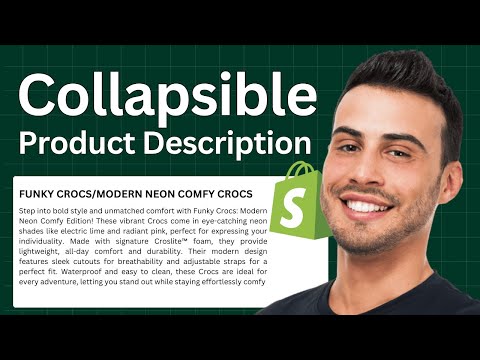 Add a Collapsible Product Description | Shopify Tutorial (2025) 📦