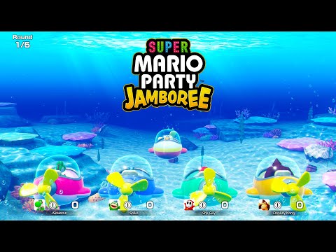 Super Mario Party Jamboree - Showdown Minigame Battle (Minigame Bay)