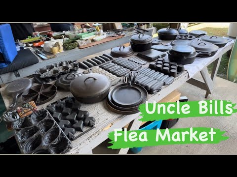 Antiquing at Uncle Bills Flea Market Vlog for Treasures and Antiques / Treasure Hunt With Me Video