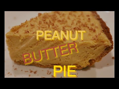 PEANUT BUTTER PIE | PEANUT BUTTER PIE RECIPE | NO BAKE #peanutbutterrecipe  #pie #nobake #dessert