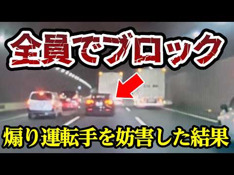 煽り運転手をみんなで包囲してみた結果 【ドラレコ】交通安全チャンネル【016】