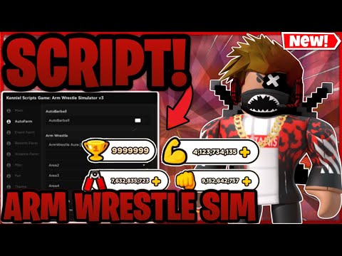 Arm Wrestle Simulator Script Hack | Auto Farm + Working Dupe + FLUXUS MOBILE *PASTEBIN 2024*