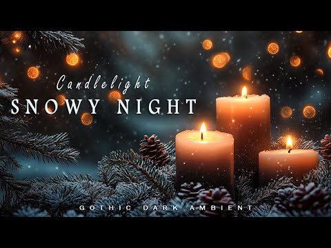 (Official Music Video) Candlelight in the Snowy Night by Gothic Dark Ambient