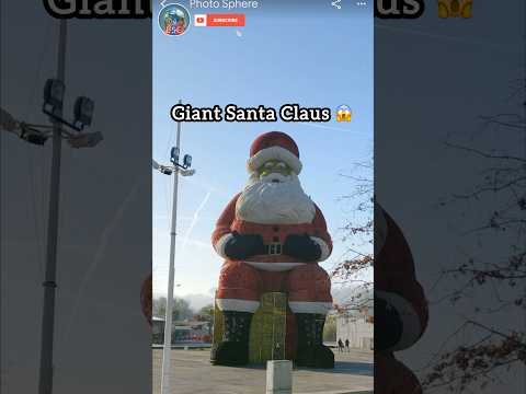 Giant Santa Claus Caught On Google Earth😱 #shorts