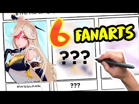 Six Fanarts Challenge! - RossDraws