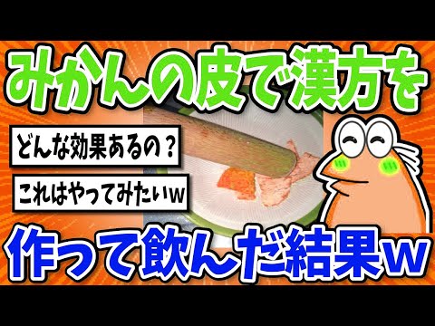 【2ch面白いスレ】みかんの皮で漢方を作っていくぞ…【グルメ料理】