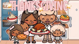 THANKSGIVING DAY 🦃 (5 Recipes To Make) | with voices 📢 | Toca Life World Roleplay